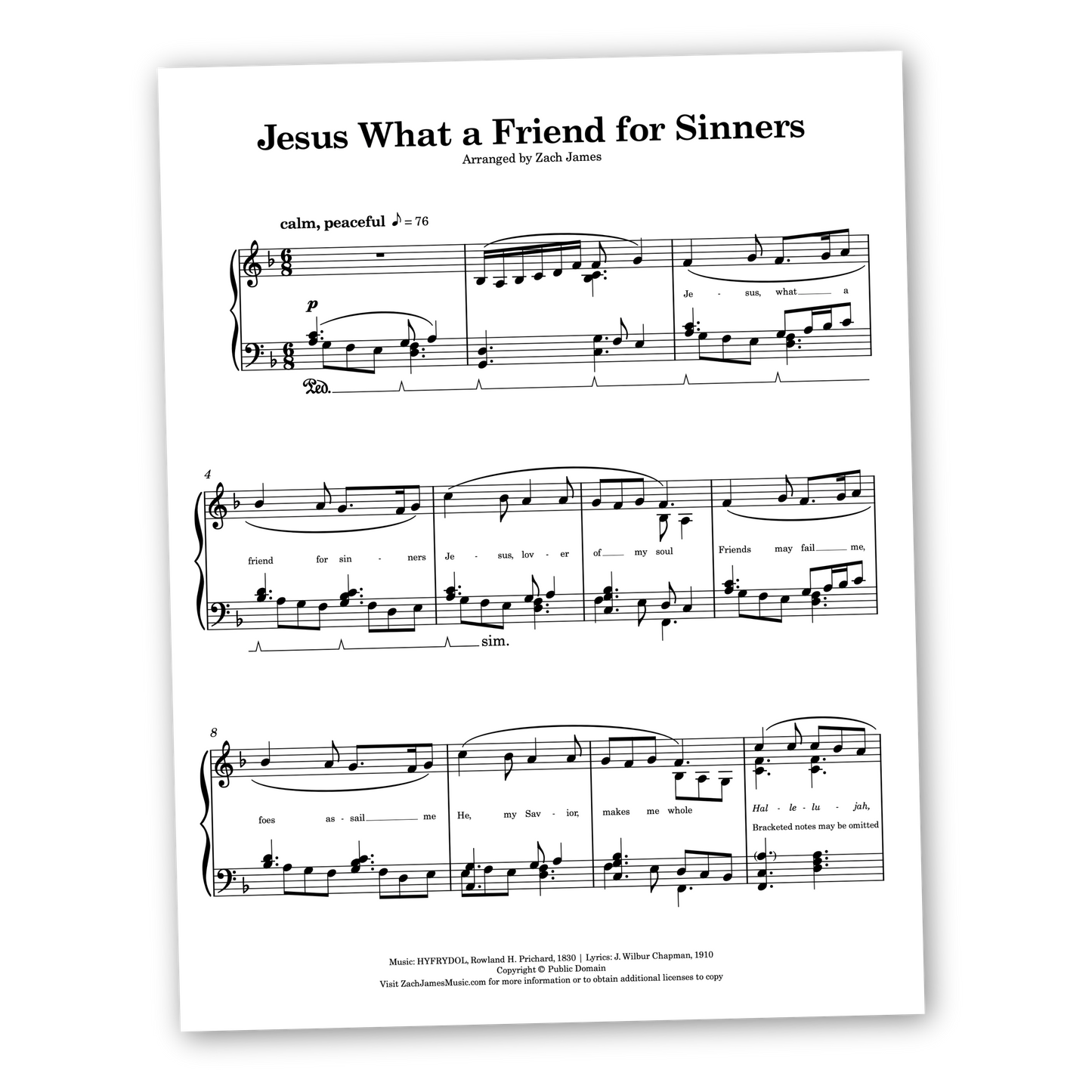 Jesus What a Friend for Sinners