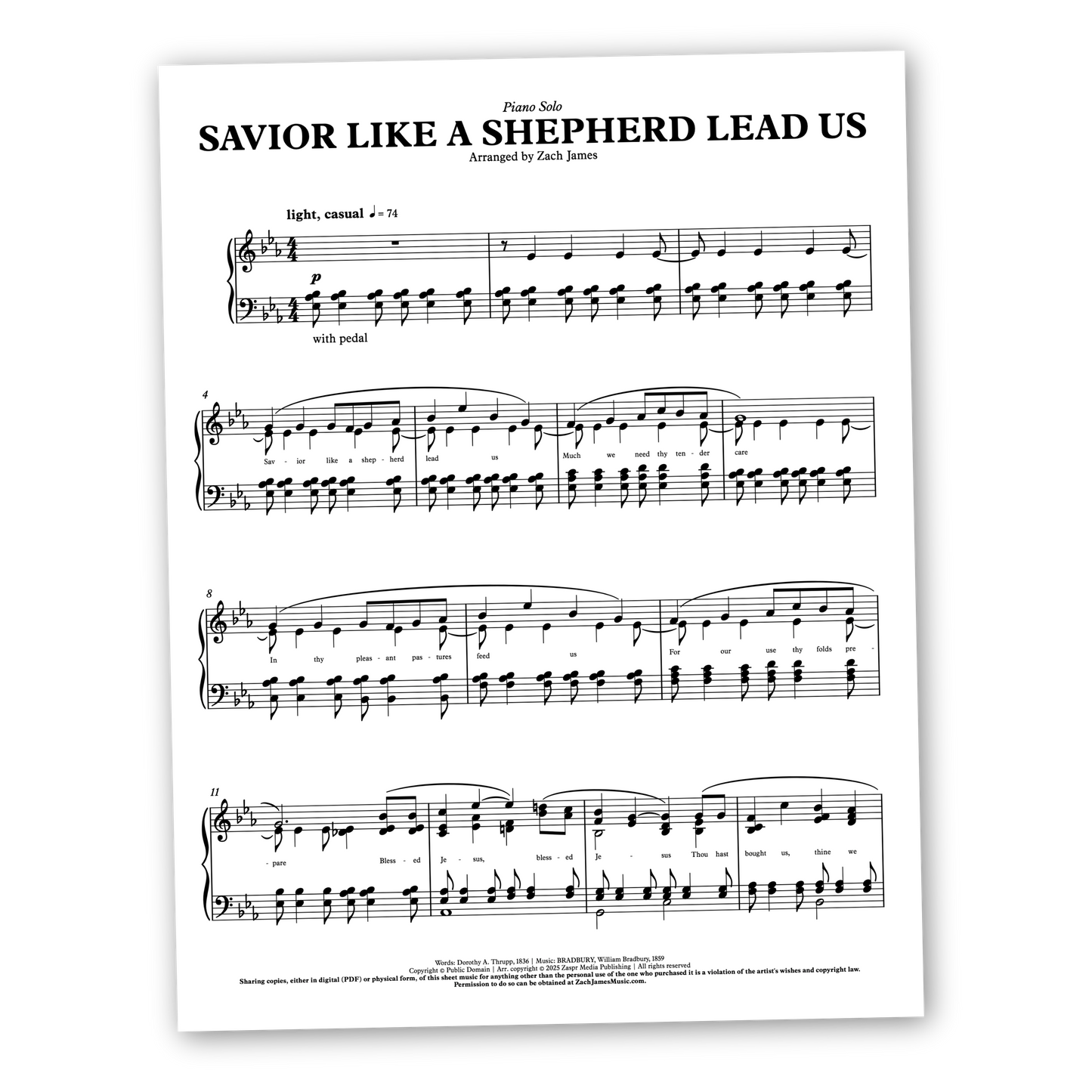 Savior Like a Shepherd Lead Us