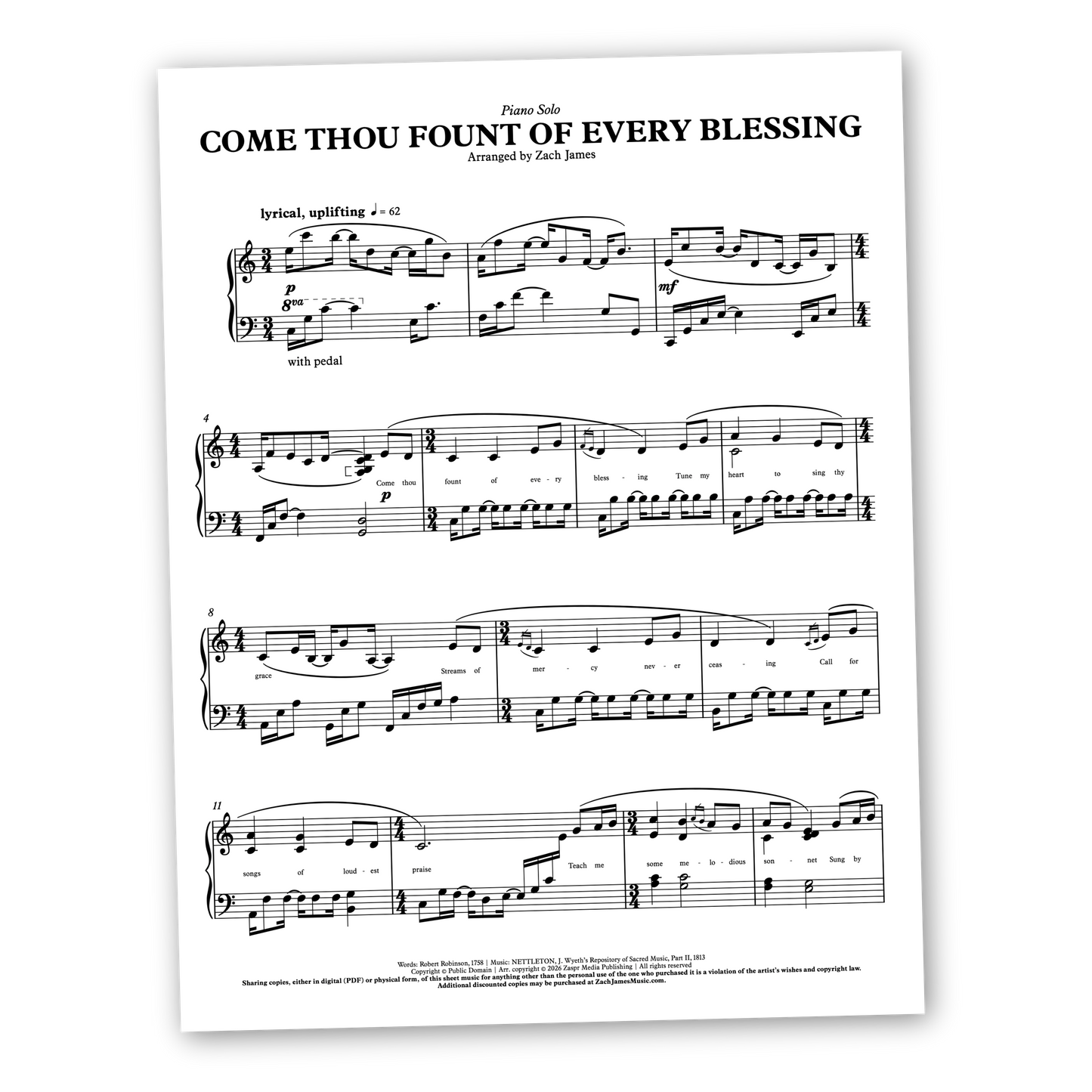 Come Thou Fount of Every Blessing
