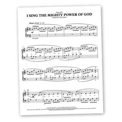 I Sing the Mighty Power of God