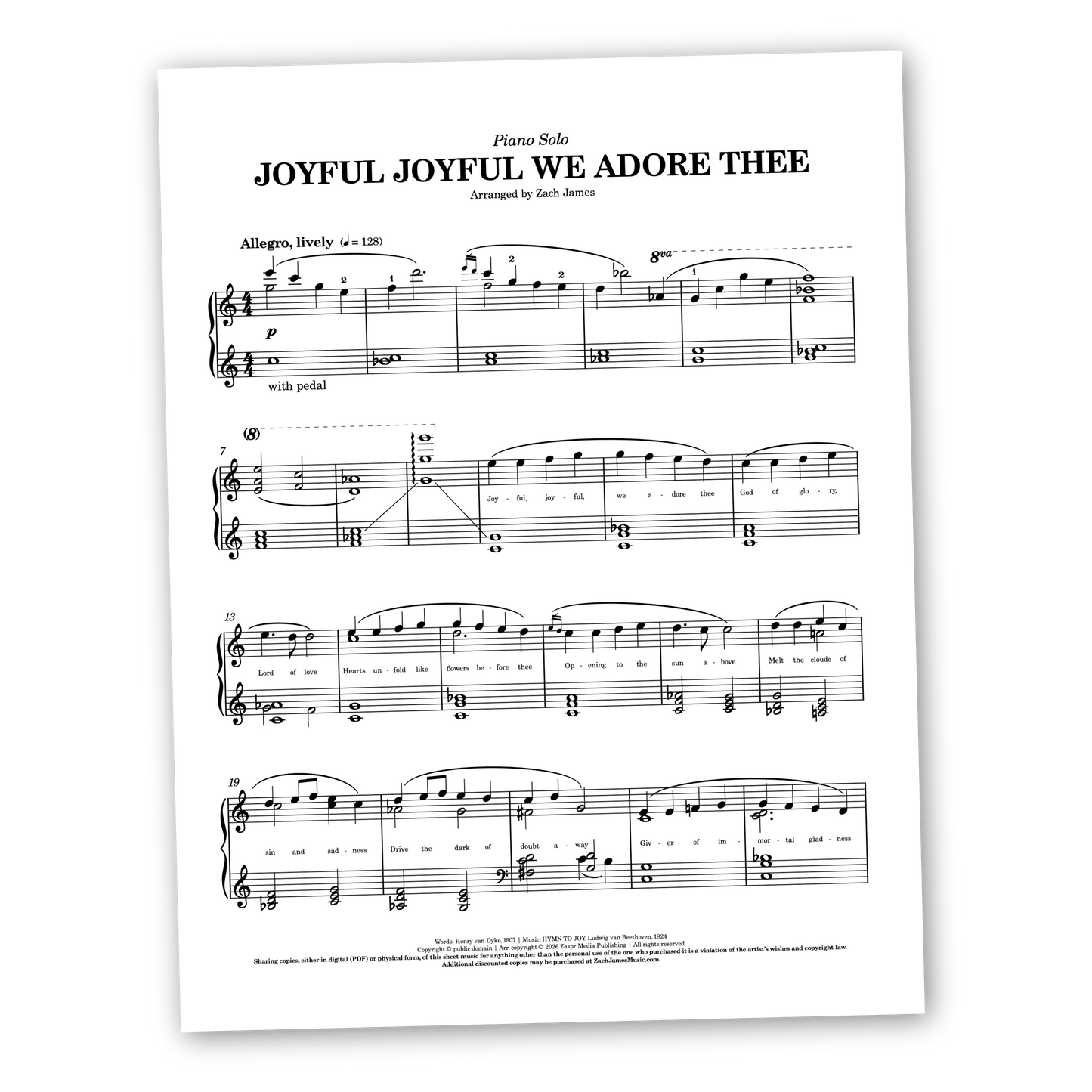 Joyful Joyful We Adore Thee