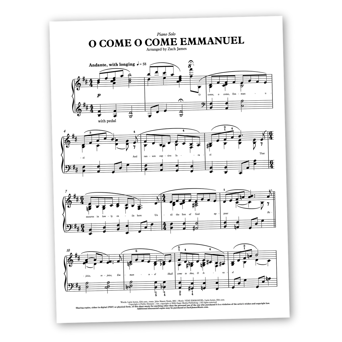 O Come O Come Emmanuel