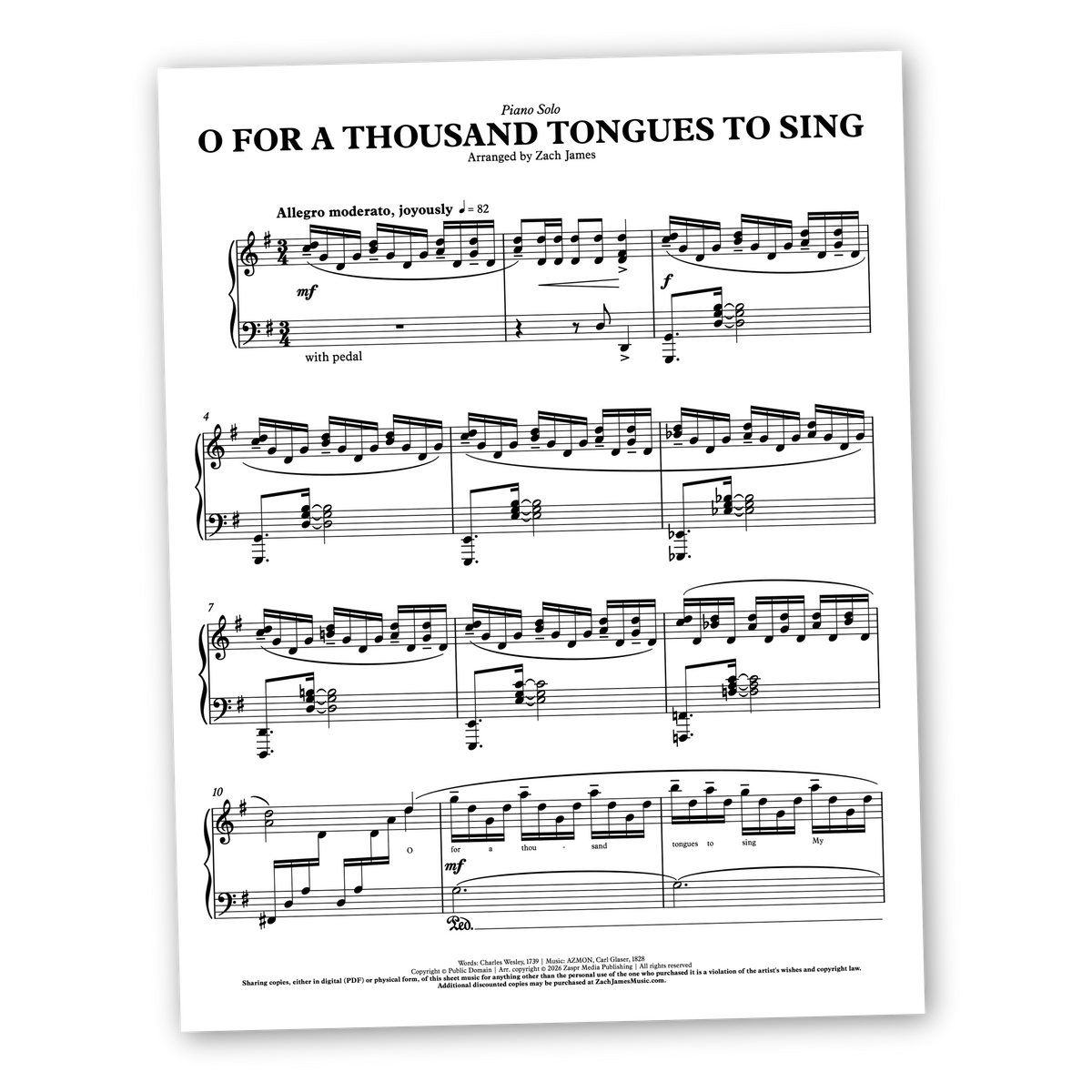 O for a Thousand Tongues to Sing