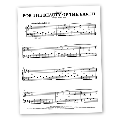 For the Beauty of the Earth
