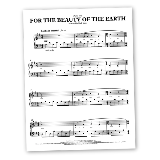 For the Beauty of the Earth