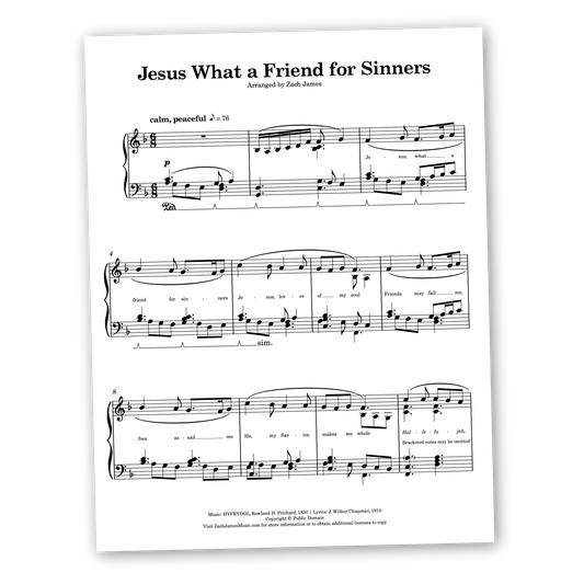 Jesus What a Friend for Sinners