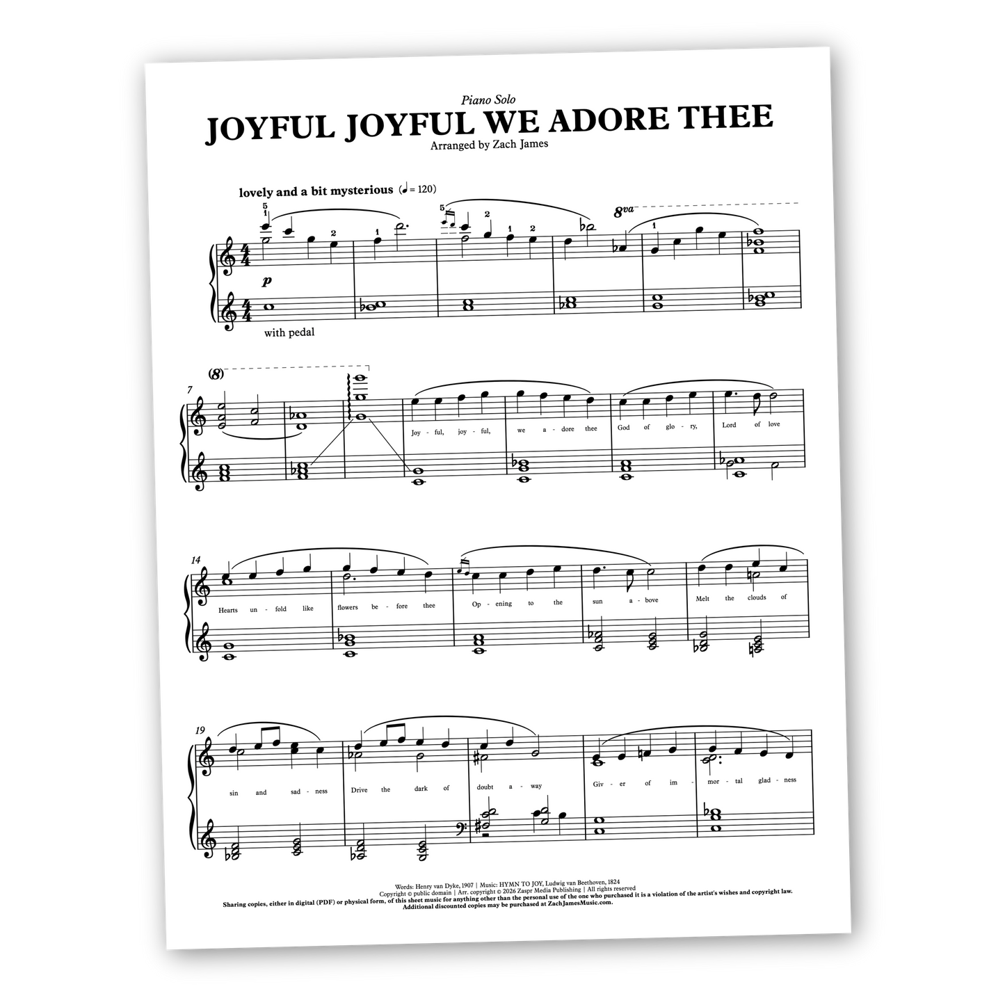 Joyful Joyful We Adore Thee