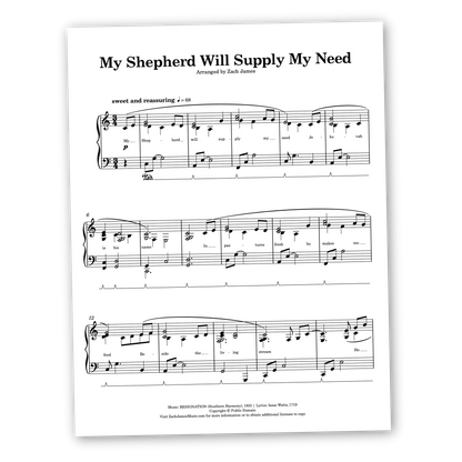My Shepherd Will Supply My Need