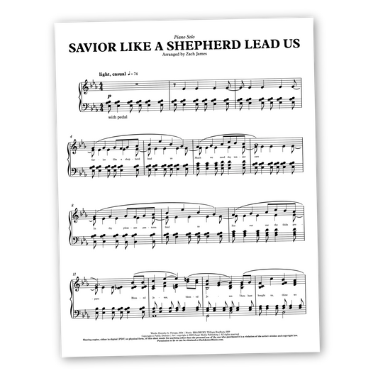 Savior Like a Shepherd Lead Us