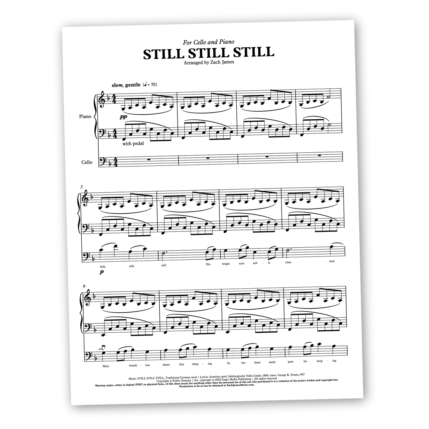 Still Still Still (piano/cello duet)