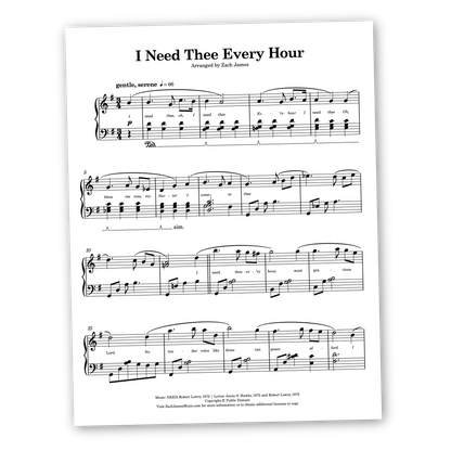 I Need Thee Every Hour