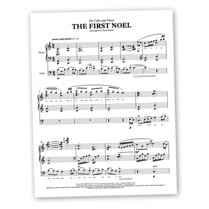 The First Noel (piano/cello duet)