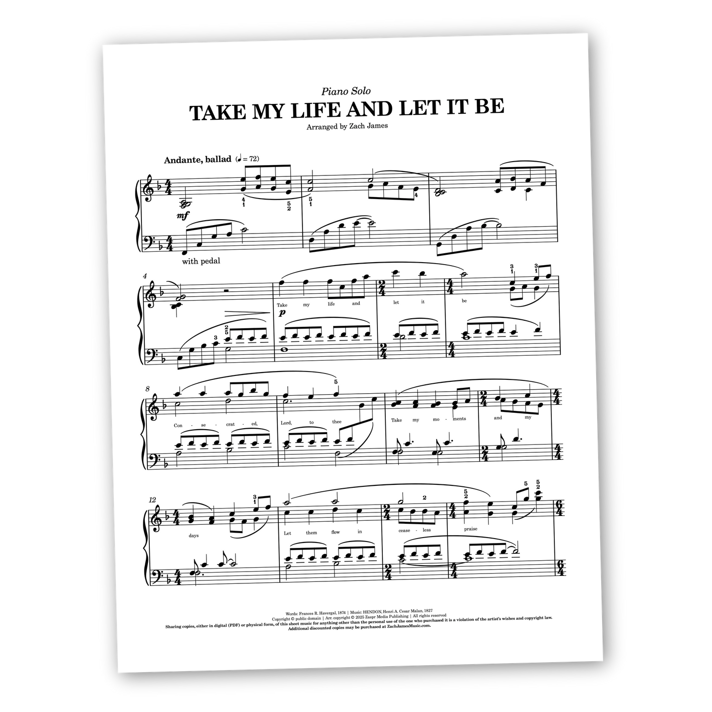 Take My Life and Let It Be