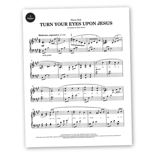 Turn Your Eyes Upon Jesus